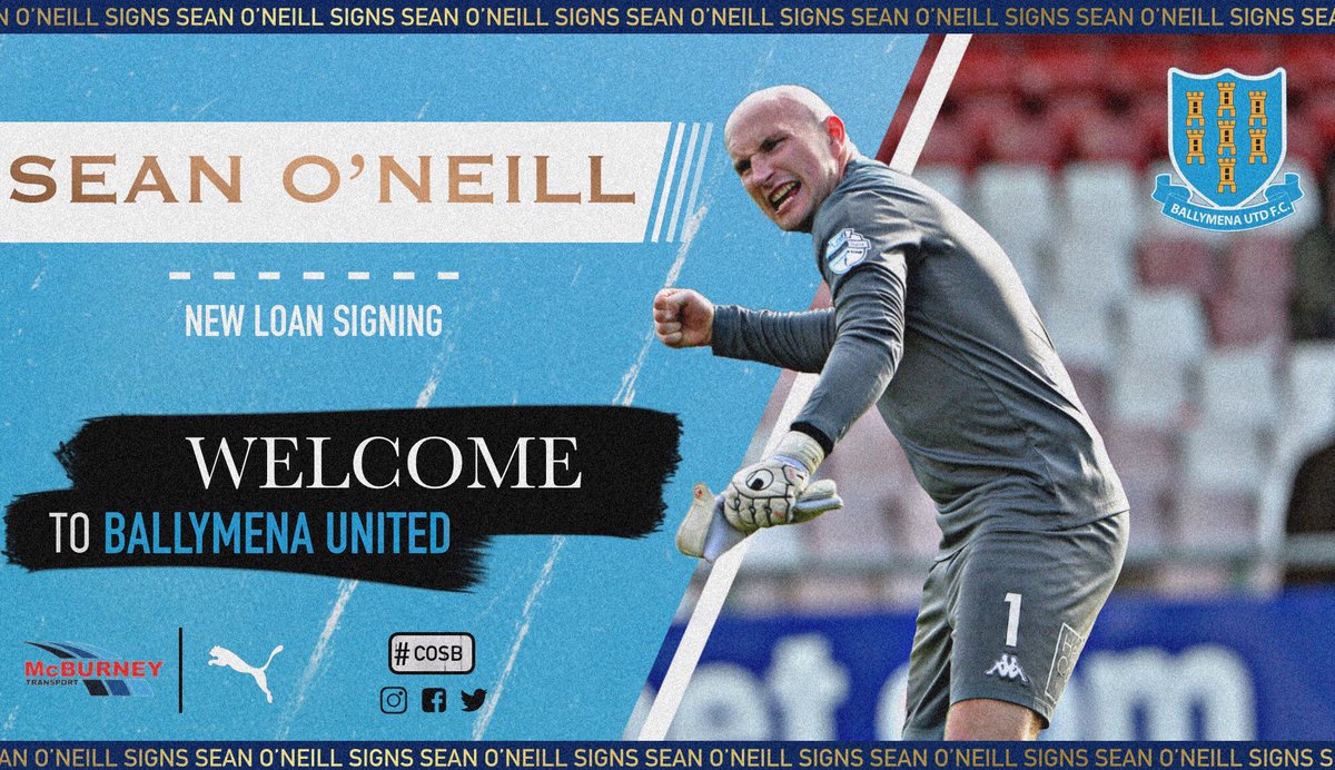 BallymenaUnited's tweet photo. ๐จ ๐ฆ๐๐๐ก ๐ขโ๐ก๐๐๐๐ ๐ฆ๐๐๐ก๐ฆ โ๏ธ
Ballymena United are delighted to announce the loan signing of Sean OโNeill, who joins on loan from Crusaders until the end of the season! ๐
#BUFC #SeanSigns ๐ตโช๏ธ https://t.co/i0EHtqn91r