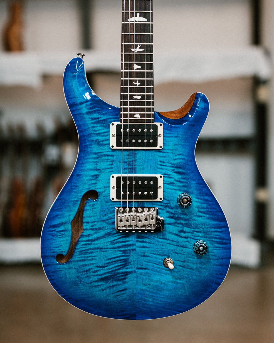 prsguitars's tweet photo. The CE 24 Semi-Hollow // bolt-on neck and semi-hollow resonance 💙 https://t.co/ORzso2BBAK