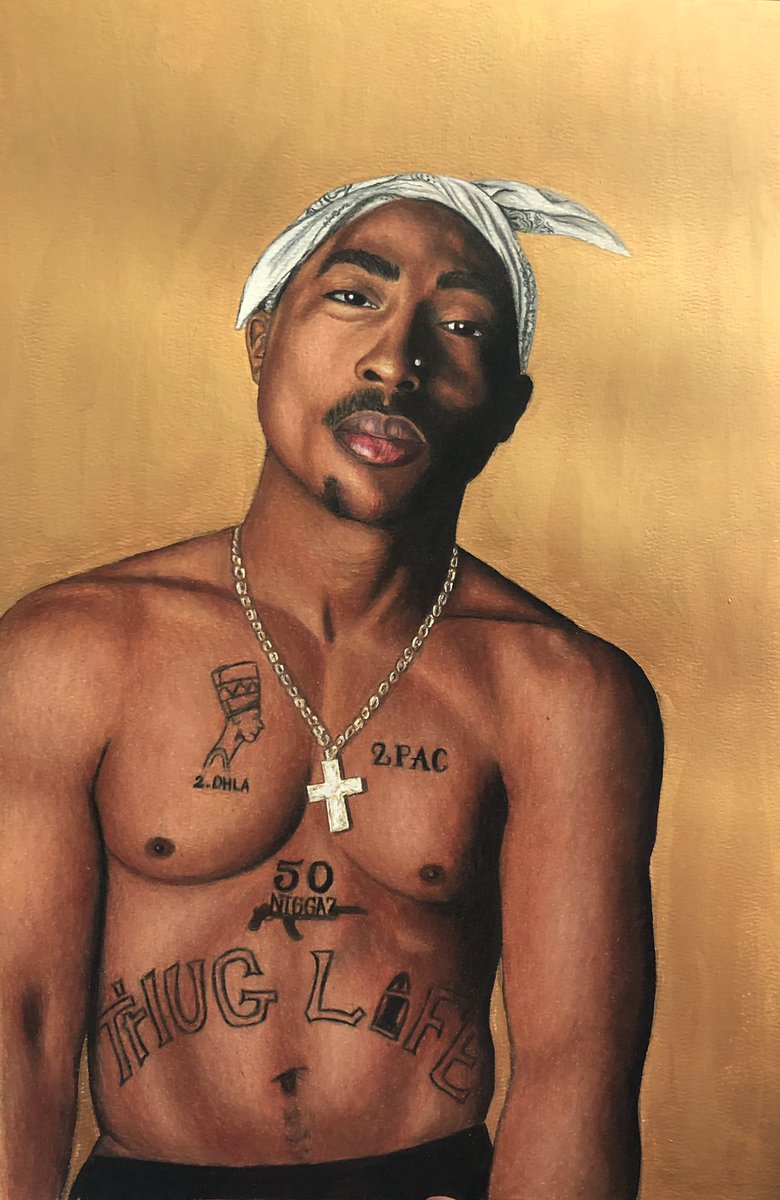 haley_mcintosh's tweet photo. I’m selling this 12x18 Tupac drawing!! Make me an offer 🥰 #TupacShakur #Tupac #art #coloredpencildrawings #2PAC #artist #SmallBusiness #blackbusiness https://t.co/s3Pce4kjEJ