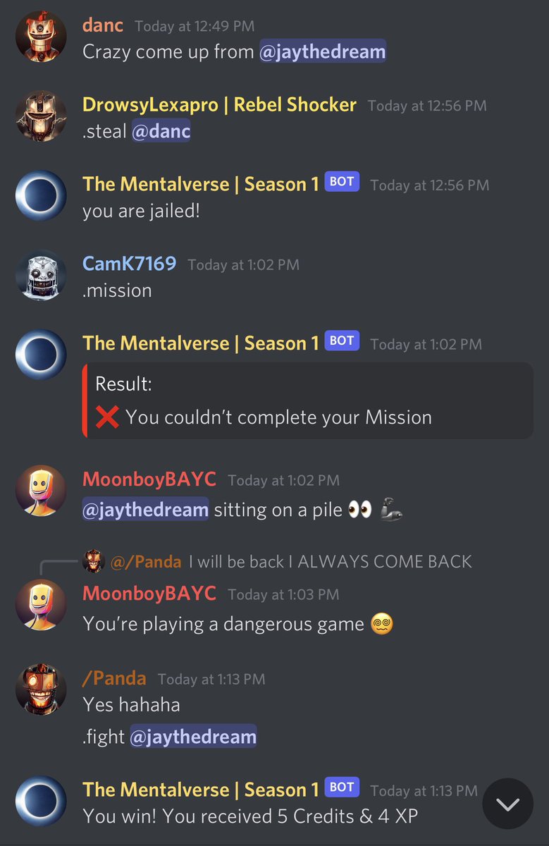 💥ALL OUT WAR💥

“The Mentalverse | Season 1” getting heated 👀🍿 OG’s going MENTAL for Top 5 Free Mint 🏆 We just saw Jay flip Fomo for the #1 spot! (Guaranteed Rare)

The game is currently INVITE ONLY. To Play for WL:

-Like, RT
-Follow <a href="/DementalsNFT/">DEMENTALS | Season 1</a> 
-Comment “I WANT IN”

#NFT