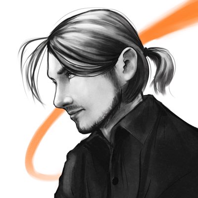 #NewProfilePic - just realised I hadn’t uploaded this here yet due to going awol from twitter!

Drawing by the very talented <a href="/menekah_/">Minikah</a> - thank you 🧡

#VirtualPhotographer