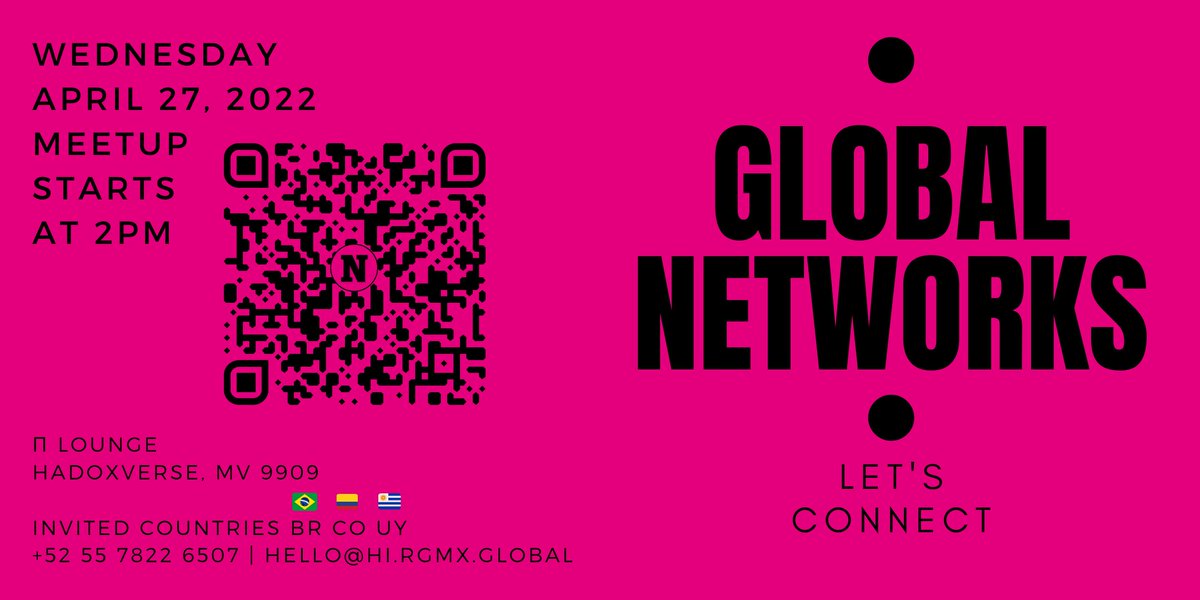 NodoGuanajuato's tweet photo. 🥳 ¡Estamos listos para iniciar los primeros meetups globales en el metaverso del mundo mundial!
📆 Inscríbete en cualquiera de las fechas https://t.co/Vs6SB6A4Mj https://t.co/y8lFGbx9O0