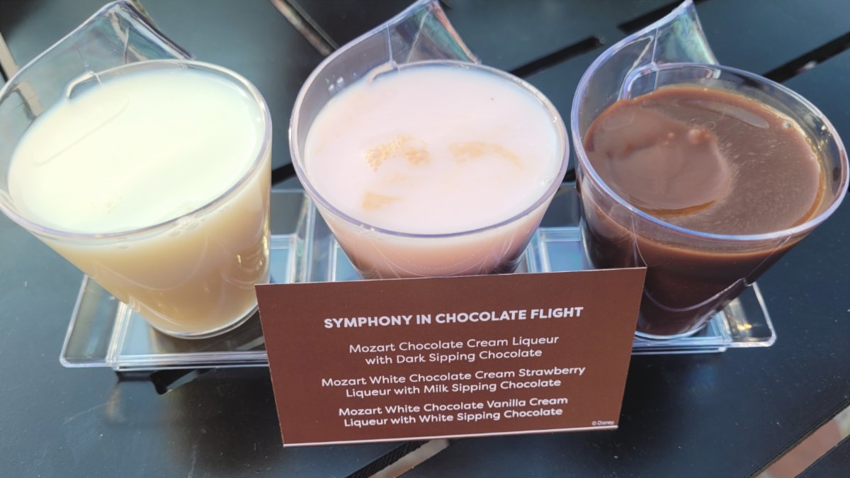 WithDumplings's tweet photo. It's National Hot Chocolate Day! I'm craving this "Symphony in Chocolate" flight of grown-up sipping chocolates from Epcot's Festival of the Arts.
#natdaycal #nationalhotchocolateday #hotchocolate #epcot #internationalfestivalofthearts #sippingchocolates #cswdumplings https://t.co/NosamBK8IY
