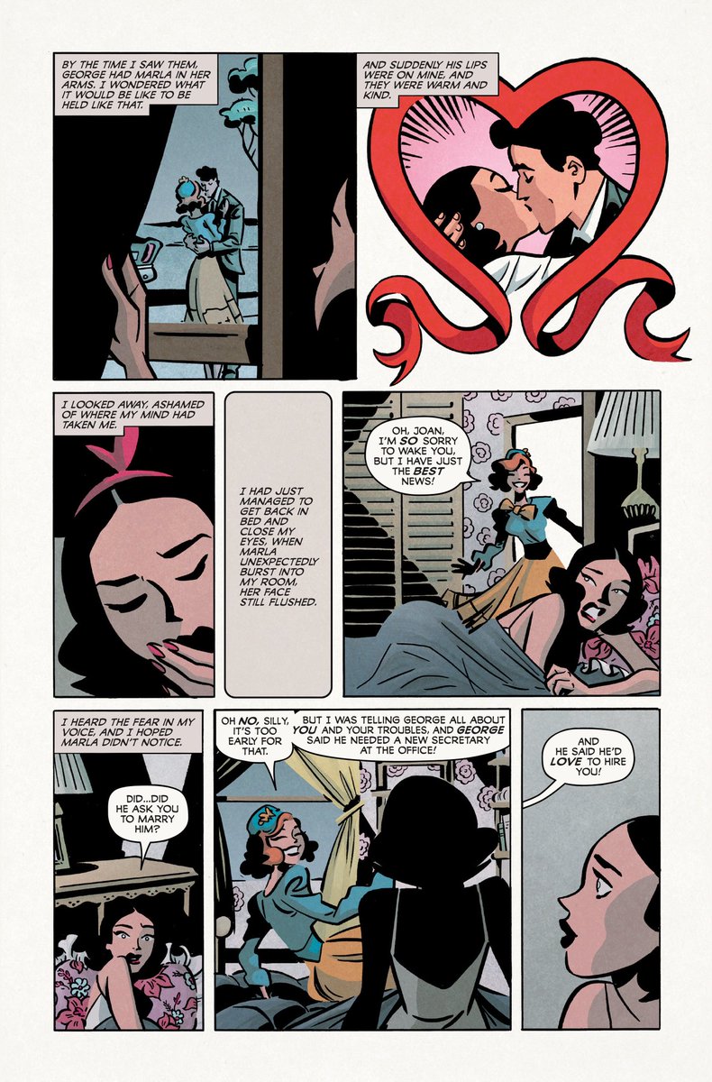 e_charretier's tweet photo. 👀 A peak at my new series with @TomKingTK, Love Everlasting! @MDHollingsworth is absolutely killing it on colors and Cowles’ lettering ties it all together perfectly. 

Read it here for free: https://t.co/8kVVoSlxd3 https://t.co/m92vUaOKHY