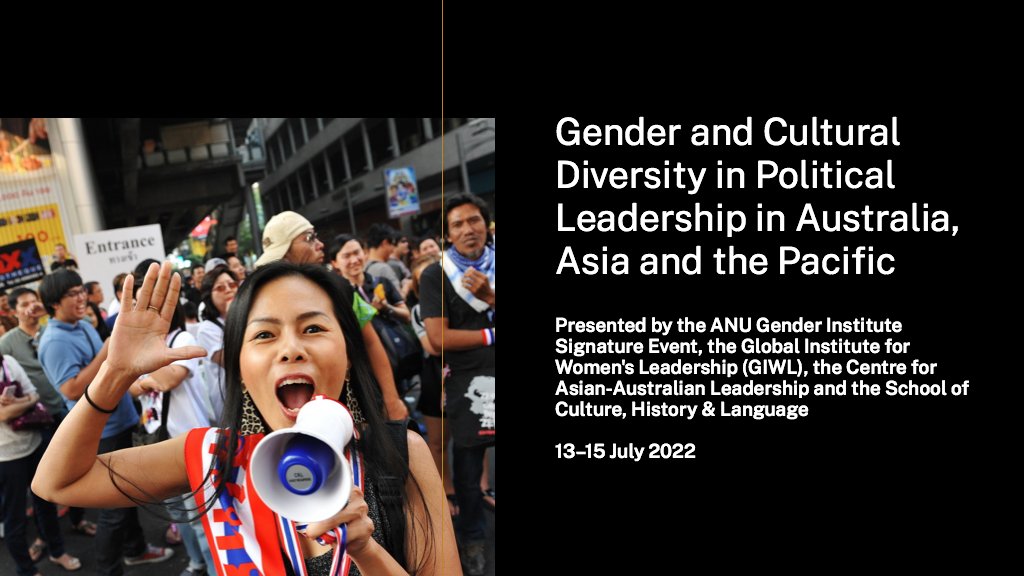 Registrations open again for this landmark workshop, which brings together thought leaders in gender &amp; politics across Asia &amp; the Pacific to engage in interdisciplinary dialogue about gender, political leadership, representation &amp; participation. Register: bit.ly/30mzKsS