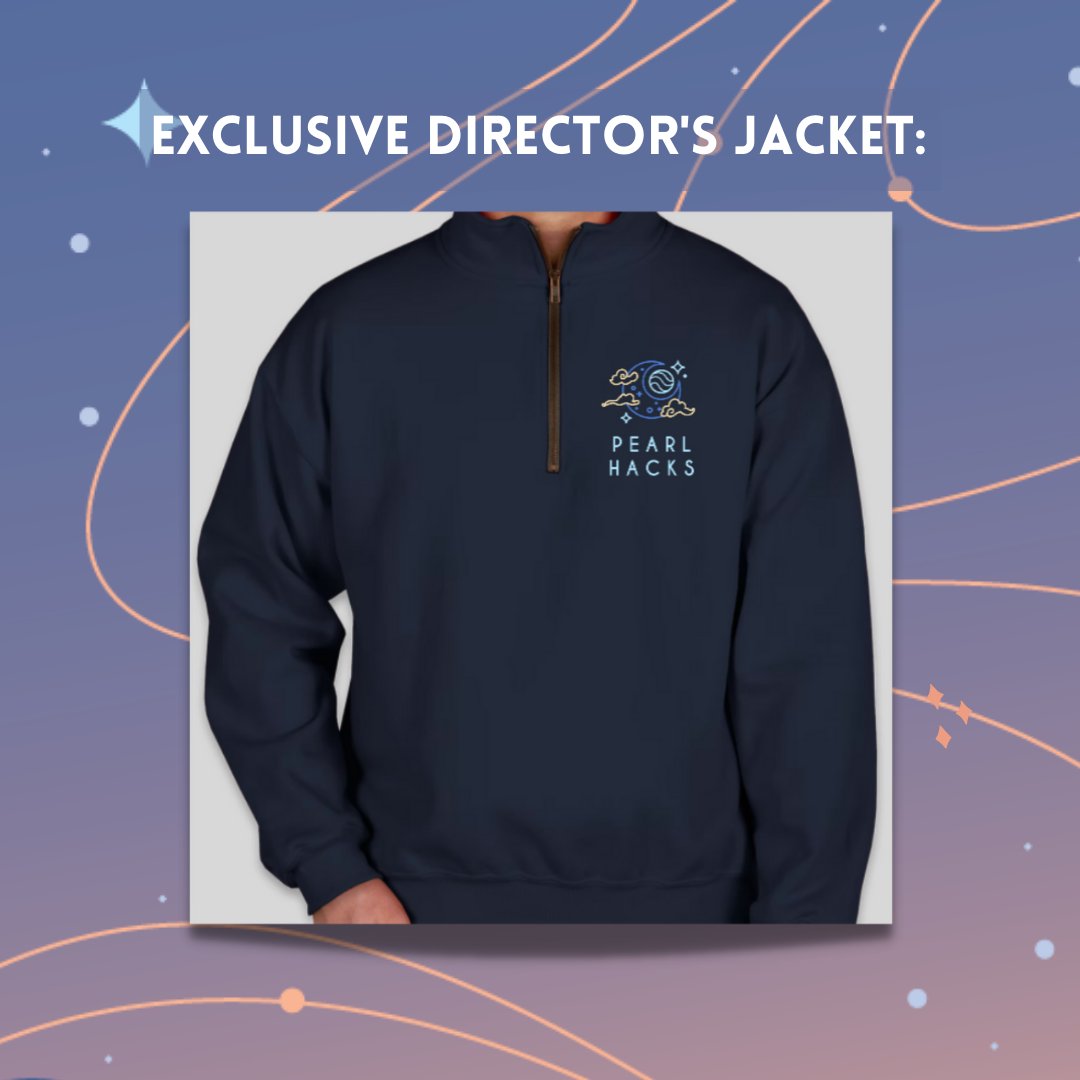 Introducing the Out of This World Giveaway! Register to be a participant or mentor from 02/01 - 02/18 to enter! Already registered? Refer a friend to sign up for Pearl Hacks! 1 winner will be randomly selected to win an EXCLUSIVE director's jacket! linktr.ee/pearlhacksunc