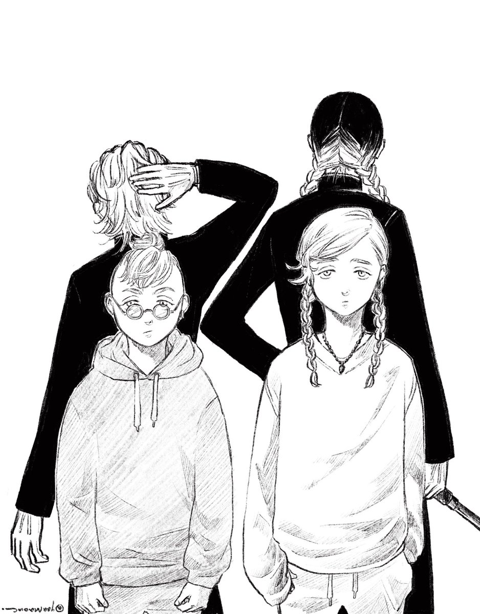 これくらい背が伸びてたらいいな妄想
#東京卍FA #灰谷兄弟 #灰谷蘭 #灰谷竜胆 