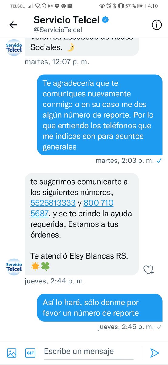 Desde el jueves espero una llamada o número de reporte por parte de <a href="/ServicioTelcel/">Servicio Telcel</a> parece que el mal servicio de atención a clientes de <a href="/Telcel/">Telcel</a> se contagia 🤦‍♂️