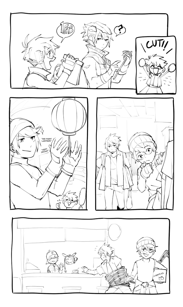 Ariie_ya's tweet photo. Happy Chinese New Year and happy holidays everyone ^q^)/ https://t.co/jMyPdG7xGc