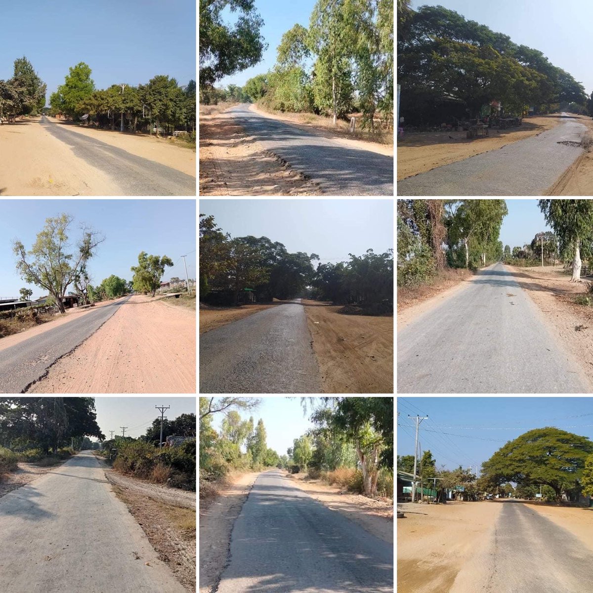 Scenes of #SilentStrike in #Taze Tsp, #ShweBo District on the morning of Feb1. 
#RedCampaign_1YearOfRevolution
#2022Feb1Coup
#WhatsHappeningInMyanmar