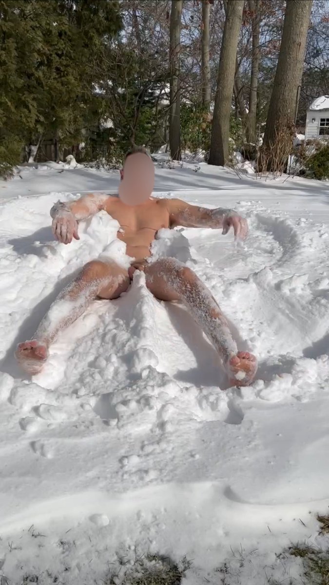 Well, I guess you can scratch 'do a naked snow angel' off my list...