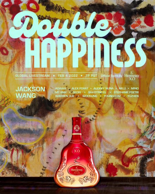 88rising's tweet photo. 🐯 DOUBLE HAPPINESS 🐯
Live to the world Feb 4 @ 7pm pst
🌐 See you on @88rising Facebook &amp; YouTube🌐
#DOUBLEHAPPINESS

@JacksonWang852 @Hennessy https://t.co/ujn9saqQR5