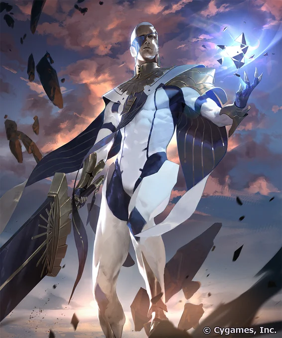 第23弾カードパック アディショナル「Omen of Storms / 十禍闘争」で『絶大の唯我・マゼルベイン』を描きました。 