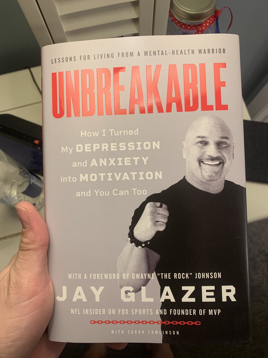 Can’t wait to start your book <a href="/JayGlazer/">Jay Glazer</a>!