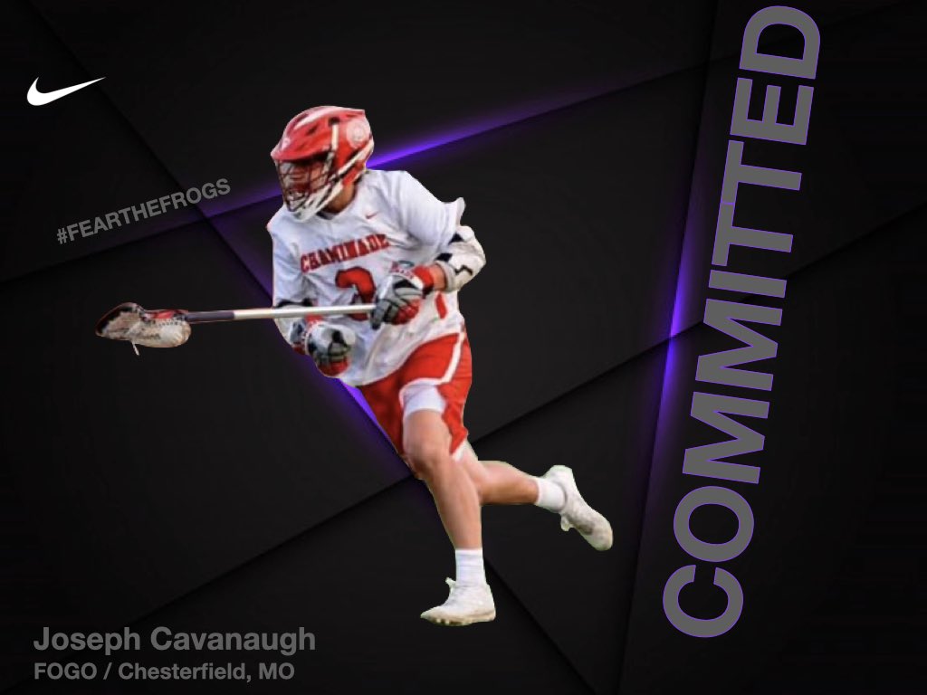 TCUFrogsLax's tweet photo. Please Welcome Joseph Cavanaugh to Our 2022 Recruiting Class #FearTheFrogs. https://t.co/sZqJHxF2RQ