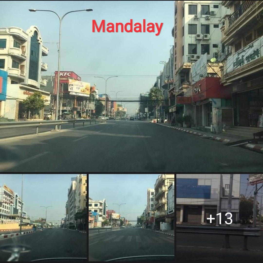 minn_robert's tweet photo. Burma #SilentStrike on Feb 1
1 year anniversary of the spring revolution.

I share some footages all across country.
More footages add below 👇
#WhatsHappeningInMyanmar https://t.co/c7hqV0BCXs