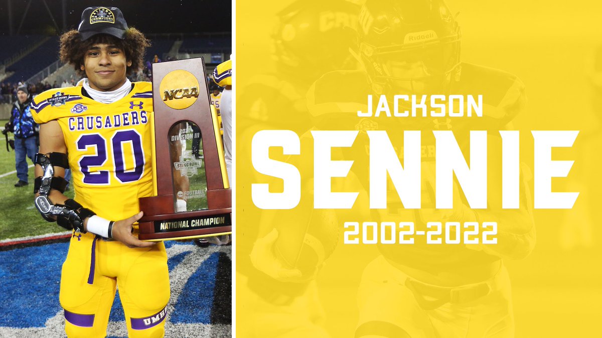 CruFootball's tweet image. A champion forever 💜

We love you, 20. You'll be missed.