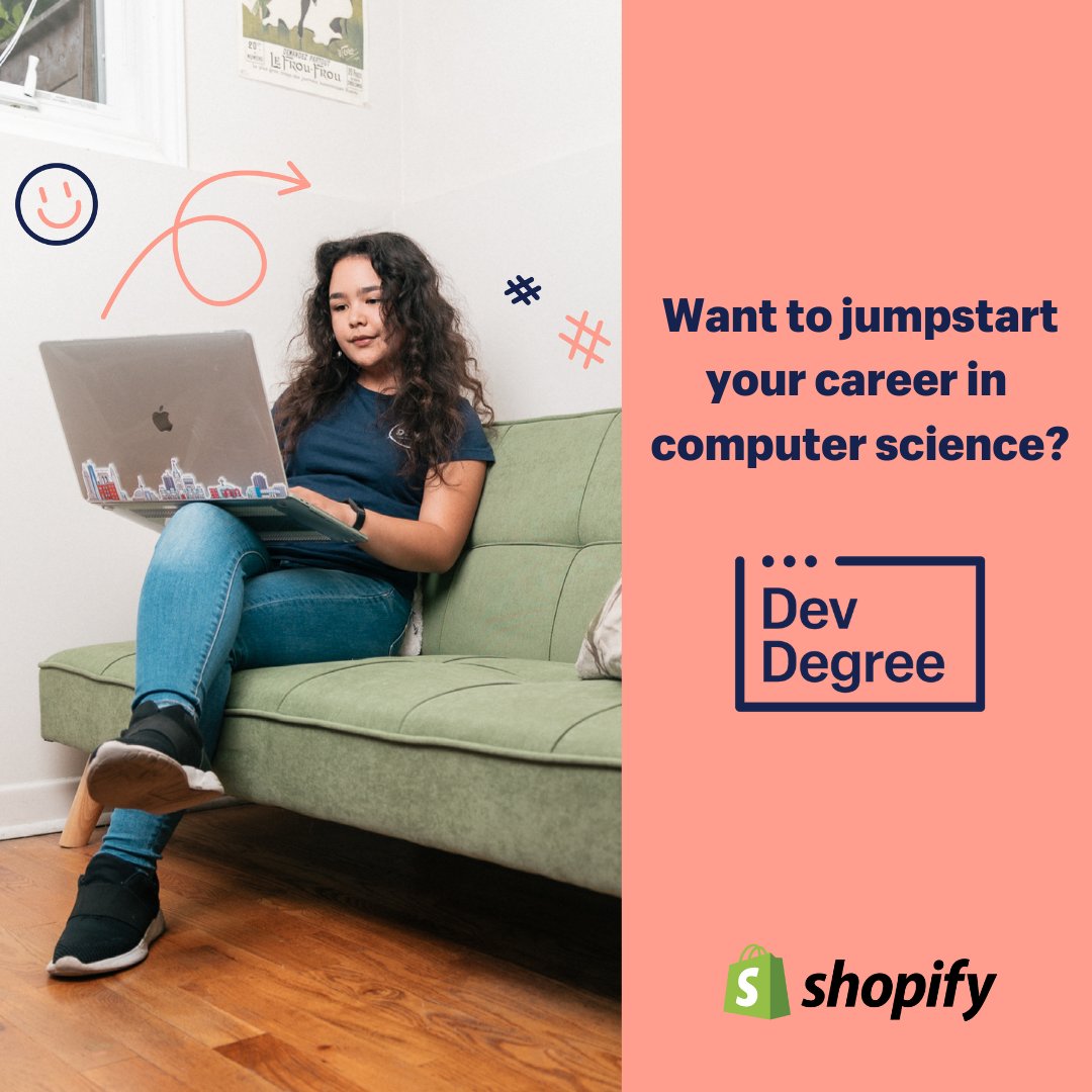 ShopifyEng's tweet image. Time is running out to submit your application! Earn a CS degree while working at Shopify, and gain thousands of hours of real-world experience. Even better? Shopify covers tuition and pays you a salary! 

Learn more and apply for Dev Degree 👉 bit.ly/3zw43K2