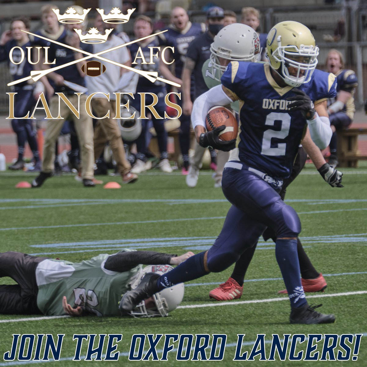 The Oxford Lancers still recruiting new players to join us as we make a push for promotion and the playoffs. 

Send a message to OULAFC on Facebook, Instagram or Twitter to find out more! 

#recruitment #oxfordlancers #leadthecharge #oxfordunisport
