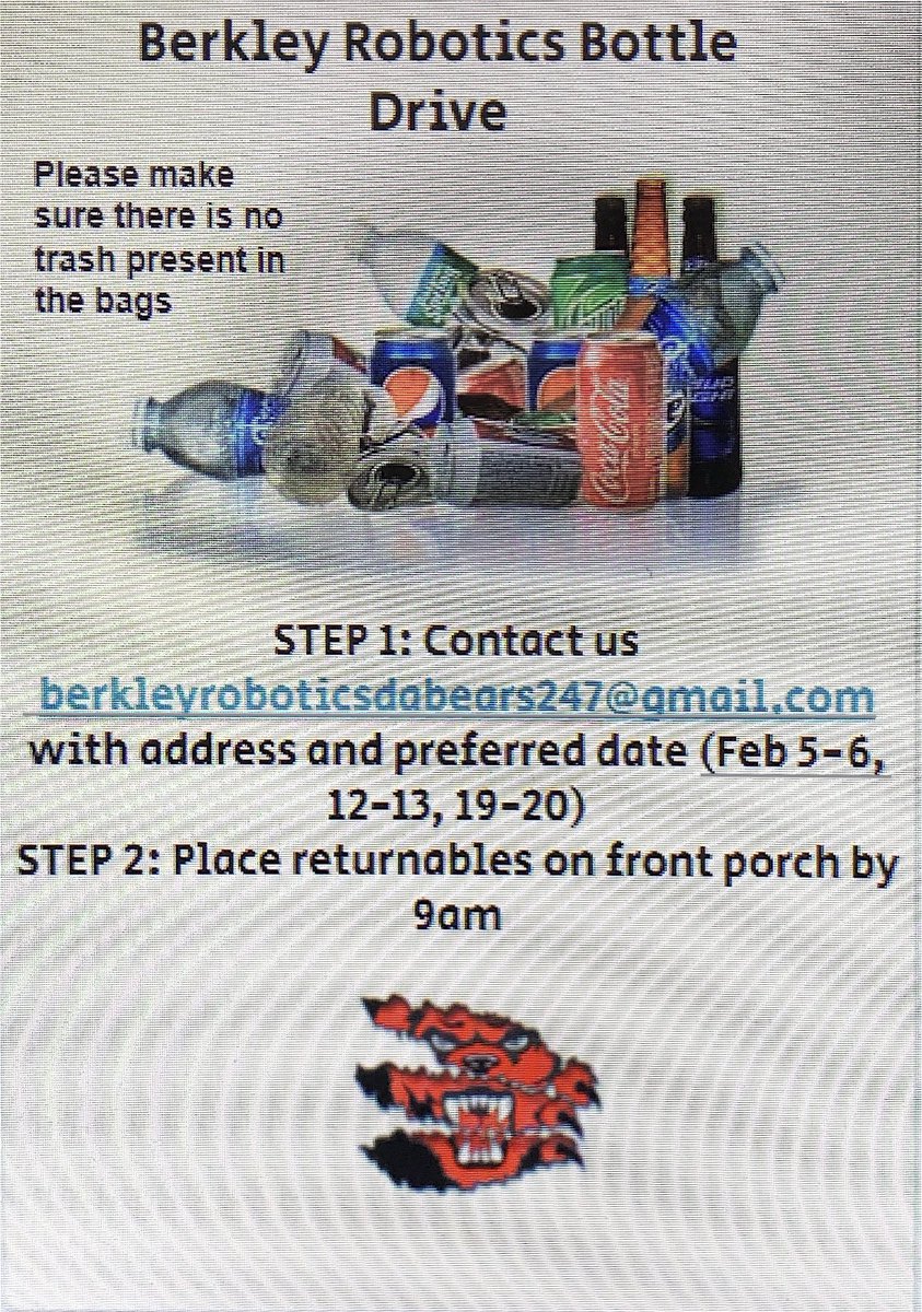 247_DaBears's tweet photo. Bottle Drive🚨 https://t.co/Zg5AkF7ICs
