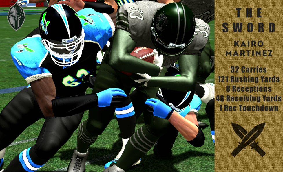 SFLMotorCity's tweet photo. Week 3 Sword and Shield awards
Sword to Kairo Martinez and Shield to Tom Tanner
#singlebarcity #simulationfl #makinganimpact https://t.co/CHYXtfaDuP