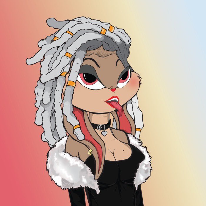 You guys like the white locs? #NFT #NFTPROMO #art