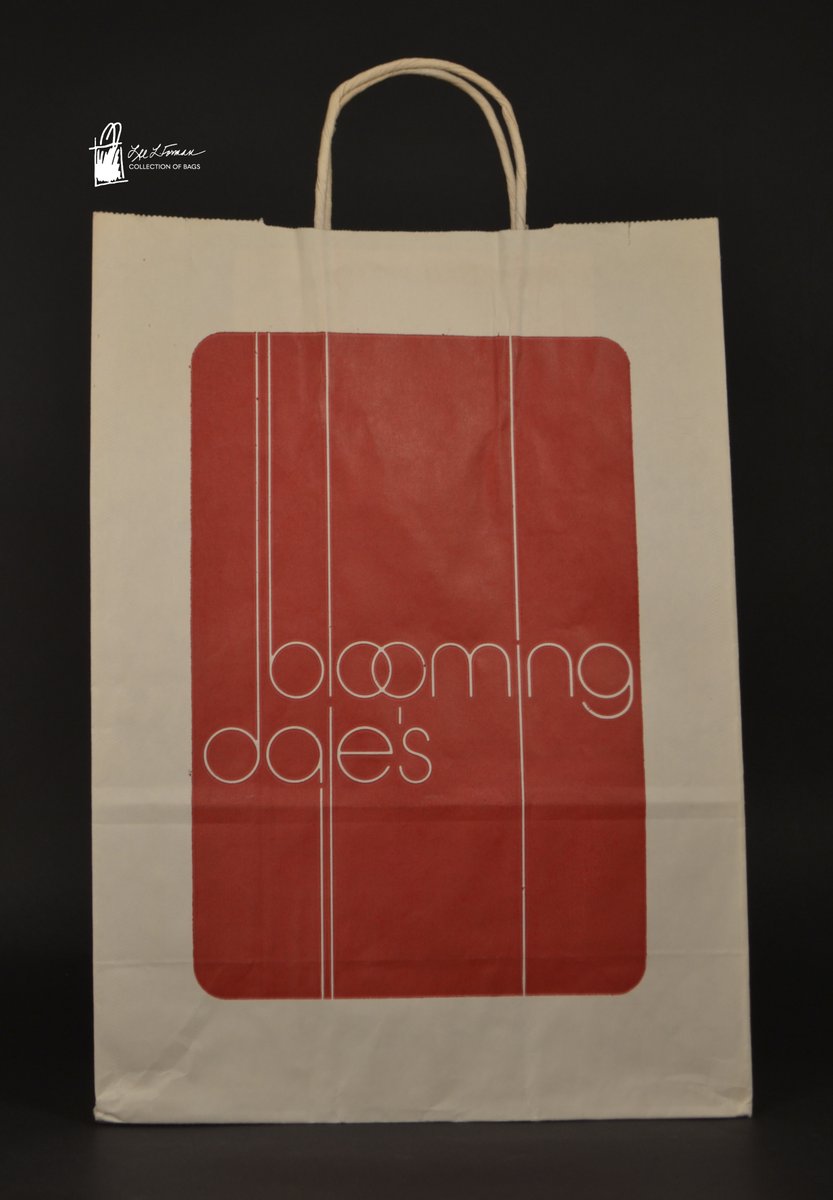 Vintage 1992 Designer Bloomingdale's Shopping Bag Give 