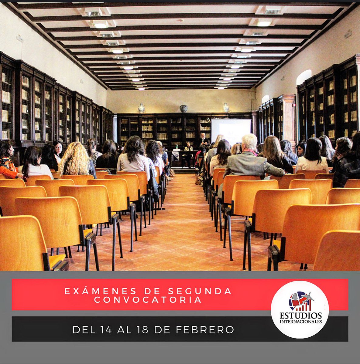 Recuerda que los exámenes de segunda convocatoria se desarrollarán del 14 de febrero al 18 de febrero.Les auguramos éxito. 📚🌎
