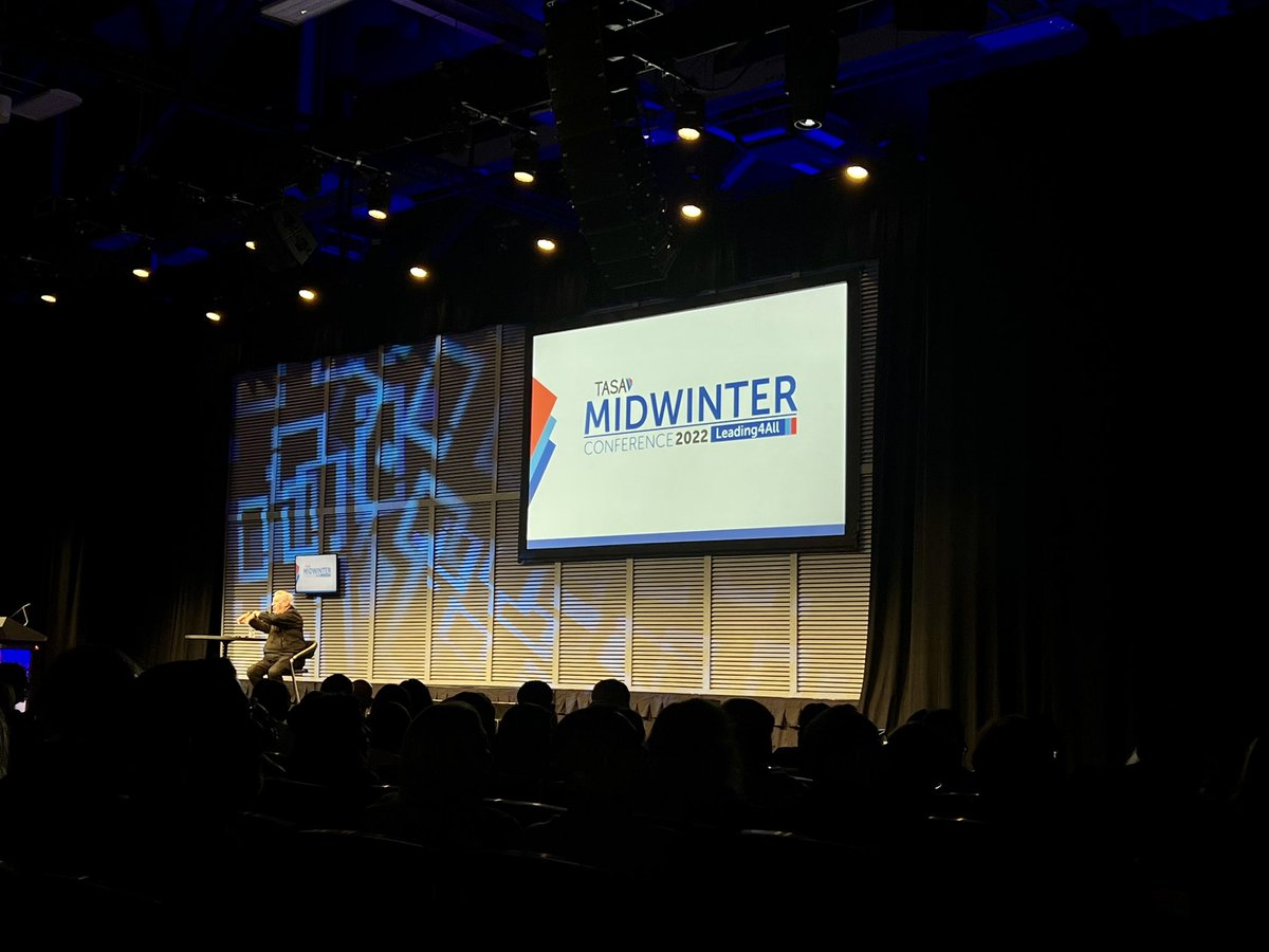 “Anything worth having is uphill. Leaders must climb the hill first.” Leadership is intentional. #TASA2022