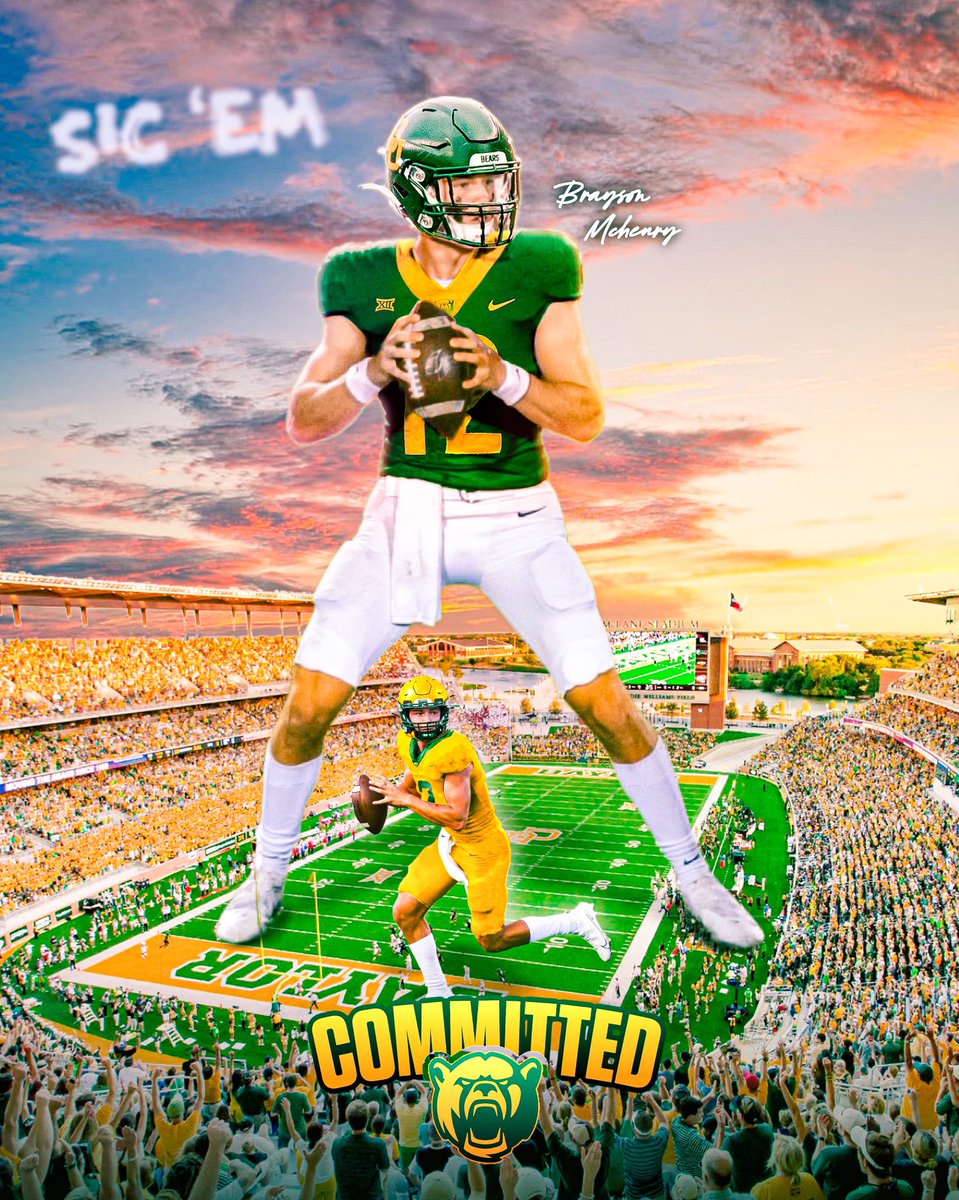 Committed. #SicEm 🐻