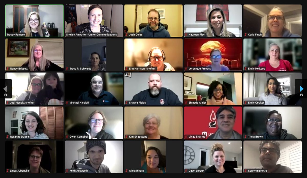UniforTheUnion's tweet photo. Local union leaders joined @NaureenRizvi1 and @traceyram for a discussion on the Child Care Day of Action this week! Mark your calendars for Thursday, Feb 3 and watch our social accounts for details. Let's tell the #lastplacePremier #Ontario needs #childcare now!
#canlab #canfem https://t.co/rMYVDK9jEZ