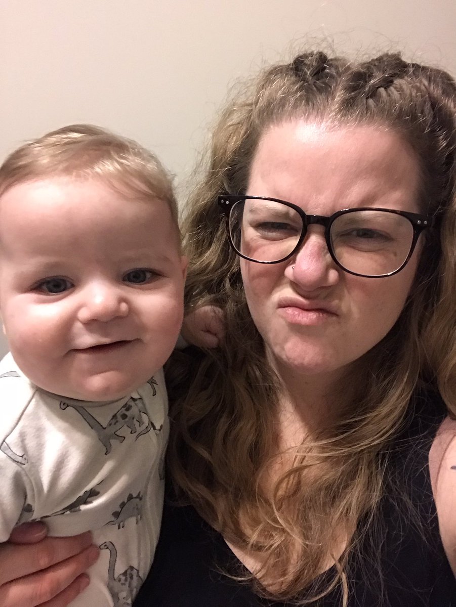 Ketchum_All's tweet photo. He smiles for the camera, so mama had to do the grump face. Getting in January just under the wire #BryceBall🍚 https://t.co/z0JVzTDxkj