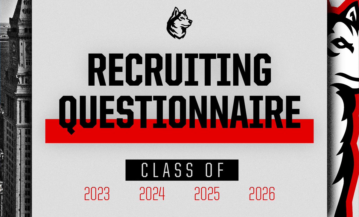 ‼️Players in Classes 2023-2026‼️

Baseball Season is around the corner, and so is Recruiting Season. 

Complete our Recruiting Questionnaire to get the latest info on future Huskies Camps and Clinics:

questionnaires.armssoftware.com/ad9e630f8c82

#HowlinHuskies <a href="/GoNUbaseball/">Northeastern Baseball</a>