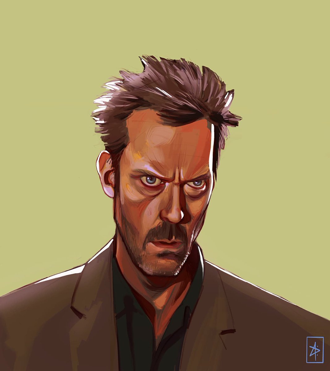 Gretaabeni's tweet photo. House m.d first team ! 
#HouseMD #fanart #portraitpainting #davidshore #procreate https://t.co/GgPMCyuPcp