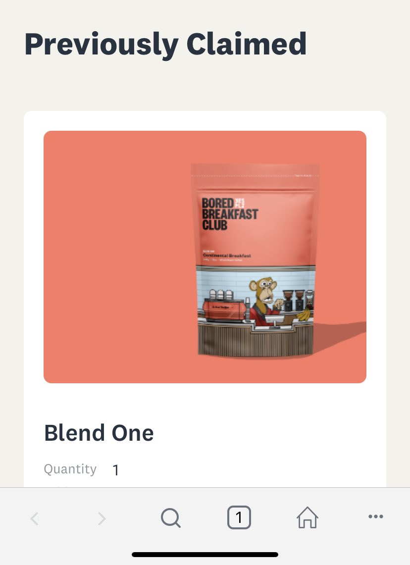 CryptoBunnny's tweet photo. Got my furry monkey caffeinated fix on the way. Such a sick little project. @BoredBreakfast keeping me going. #monkeycoffee #boredape #boredbreakfastclub https://t.co/B92NRmD65n
