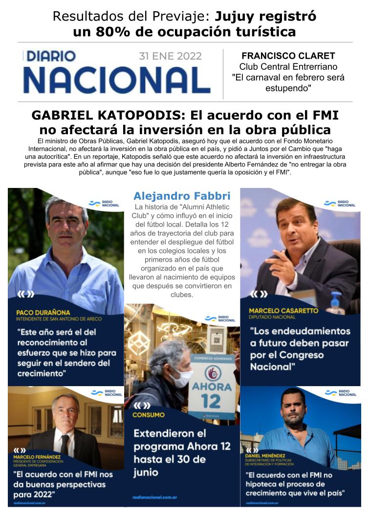 NacionalAM870's tweet photo. ¡Ya salió el Diario de Radio Nacional! 

24 horas de noticias a través de las 50 emisoras de la radio pública 

https://t.co/0k54Pprd3r https://t.co/1fVBzNuq75