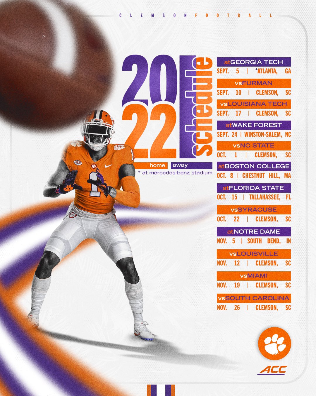 Florida Tech Football Schedule 2022 Acc Football (@Accfootball) / Twitter
