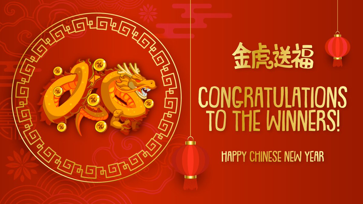 DragonaryGame's tweet image. Happy Chinese New Year! 🥳

Dragons in Chinese culture symbolize great power, good luck and strength. It is said that the longer the dragon is in the dance, the more luck it will bring to the community.