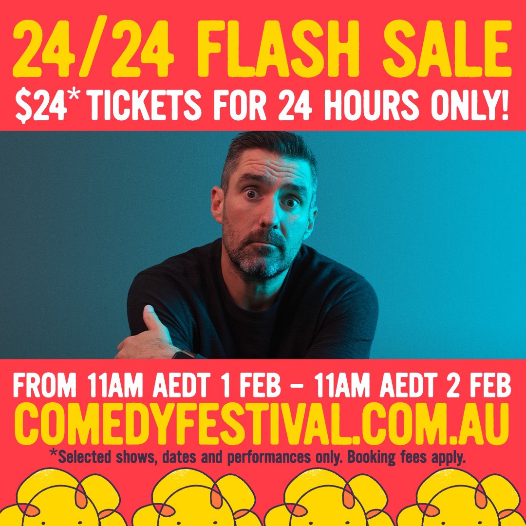 My first ever <a href="/micomfestival/">Melbourne International Comedy Festival</a> show is on sale now. 
Tix: tinyurl.com/2d662y7v