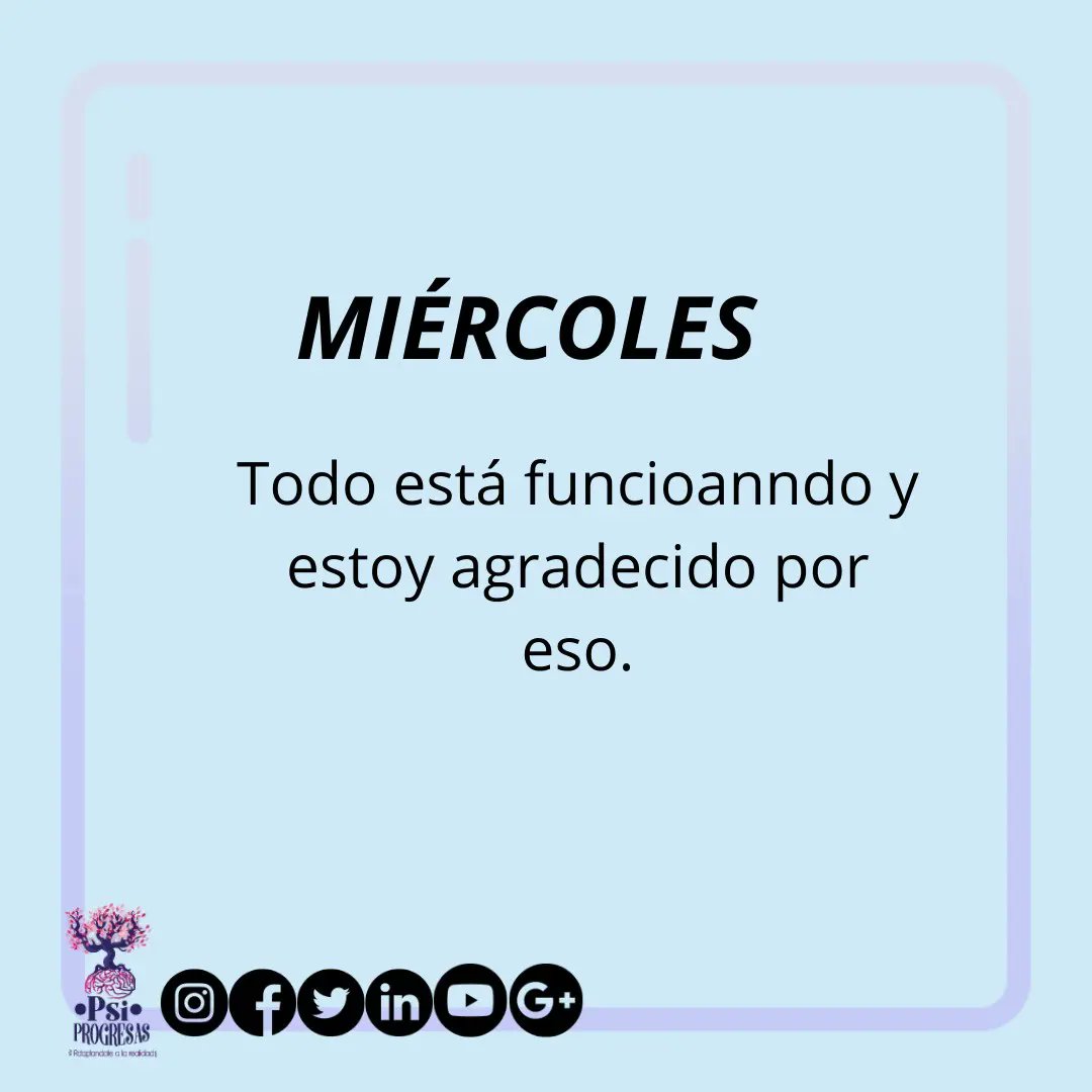 psiprogresas's tweet photo. 🟠¡Feliz inicio de semana!🟠 https://t.co/0AJD0XyEmv