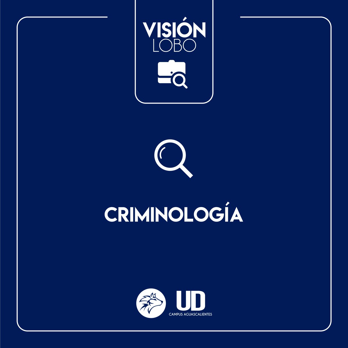 UAD_ags's tweet photo. Estudia con nosotros la Licenciatura en Criminología y forma parte de la Gran Familia Lobos.

¡¡INSCRIPCIONES ABIERTAS!!

#LobosSiempreUnidos #SiempreGrandes #SiempreLobos #Licenciaturas #Criminologia https://t.co/cpNxwQkRoU