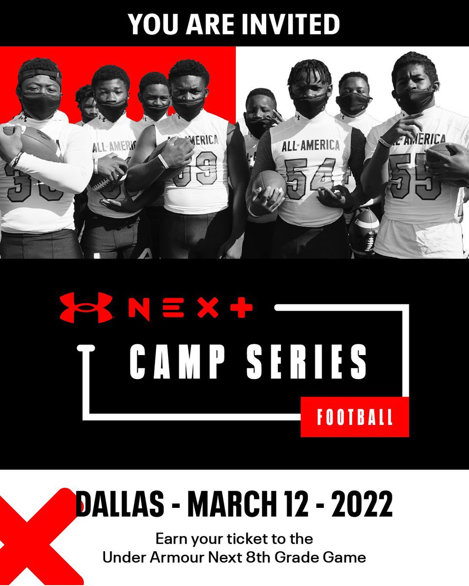 I want to thank you @UAFuturesGame @UANextFootball for the invite…. Like my Pops @Revflex357 say God is still blessing me!!! @CoachSweeny @FootballDesoto @MikeRoach247 @Jason_Howell
