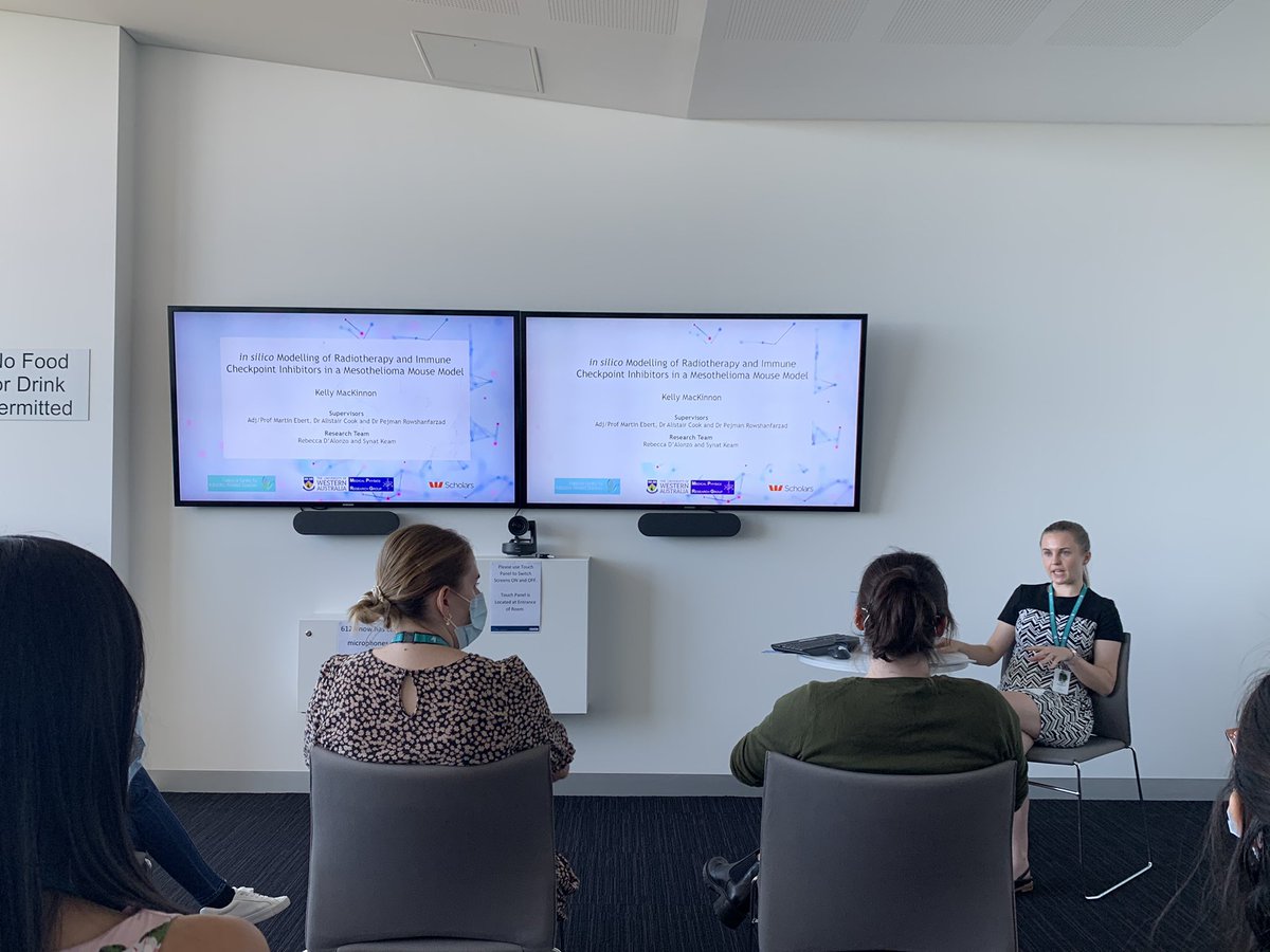 NCARD_research's tweet photo. Starting our #labmeetings for the year with Kelly MacKinnon our newest #PhD student showcasing her project on #radiotherapy #immunotherapy in #mesothelioma https://t.co/4za1SOyYqM