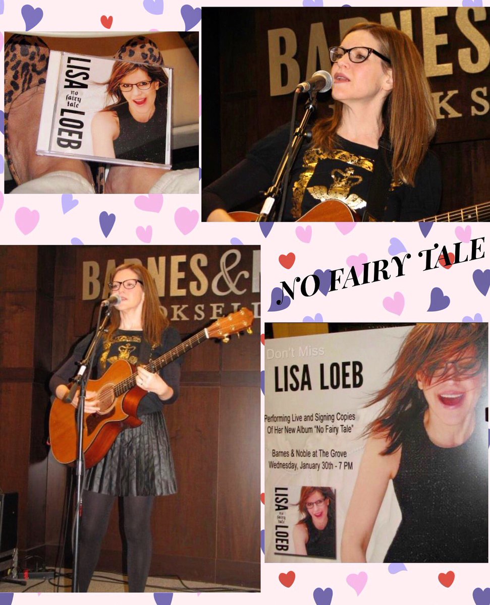 EndlssQuest's tweet photo. Back in 2013, @sassytheasskat &amp; I had the privilege of seeing @LisaLoeb perform songs from her New CD "No Fairy Tale" at the Barnes &amp; Noble at @TheGroveLA. Lisa signed our copy, chatted w/us and couldn't have been sweeter or more lovely. Happy 9th Anniversary to #nofairytale! https://t.co/qf2PDzSkLb