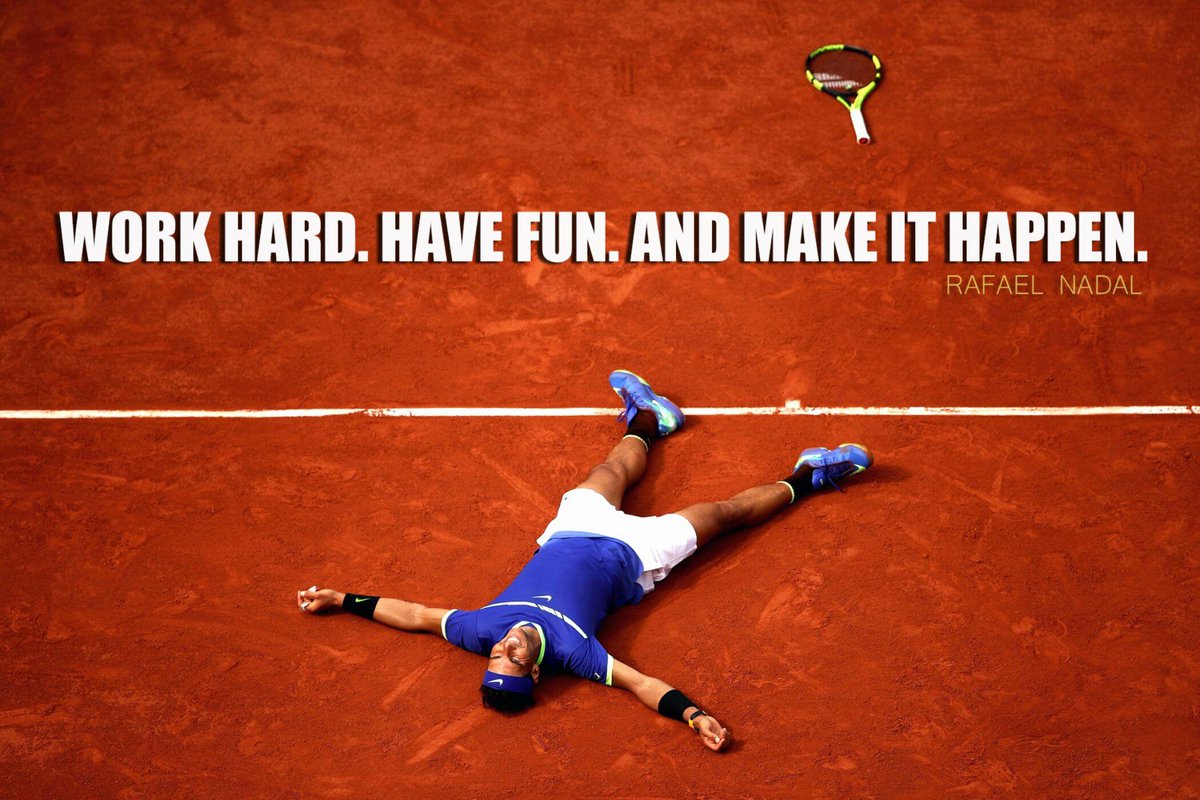 Performulus's tweet photo. #RafaelNadal wins record-breaking 21st Grand Slam at the #AustralianOpen! Living proof that working hard every day towards reaching your goals works!

What will you make happen this week?

#MakeItHappen #WorkHard #HaveFun https://t.co/IaqtswIoTo
