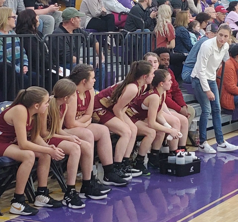 Shoals Christian head coach Emma Wallen Balentine during her team's game at Lexington on Monday. As a player, Emma was part of five consecutive state championships at Lauderdale County High School and holds the state record for most 3-point baskets in a girls Final Four game (9).