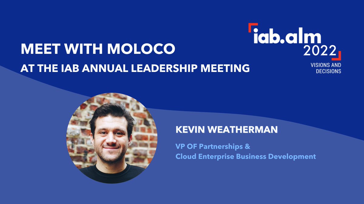 Are you attending #IABALM next week? Book time to meet with our team and VP of Partnerships and Cloud Enterprise BD @PubKevin ➡️ bit.ly/341kT9h #iab #iabnyc