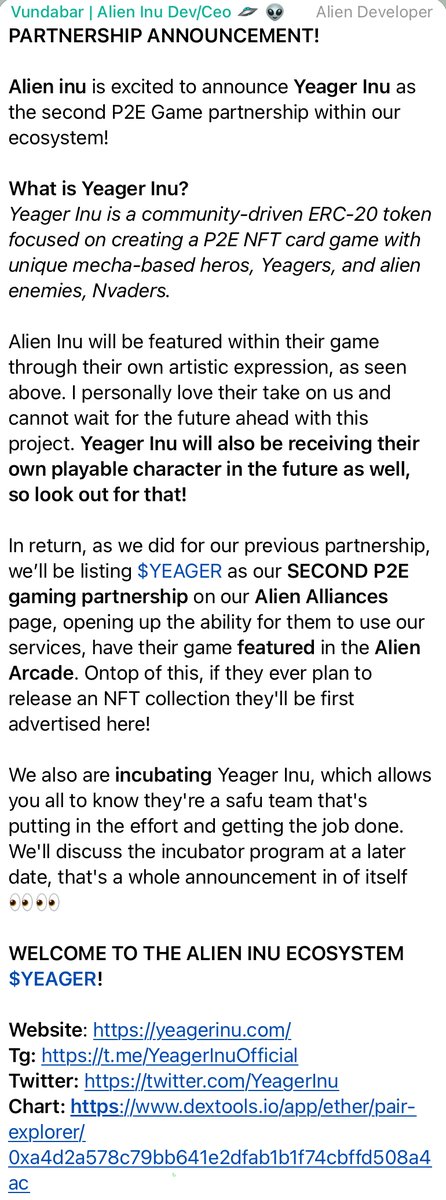 Yeager Inu Official tweet media