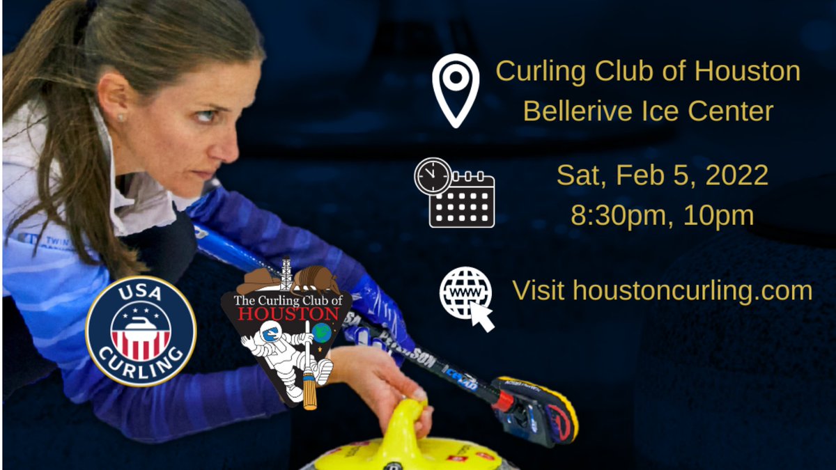 The Winter Olympics are here, and everyone's getting excited about curling.  Get the first person experience at one of our events starting this weekend.