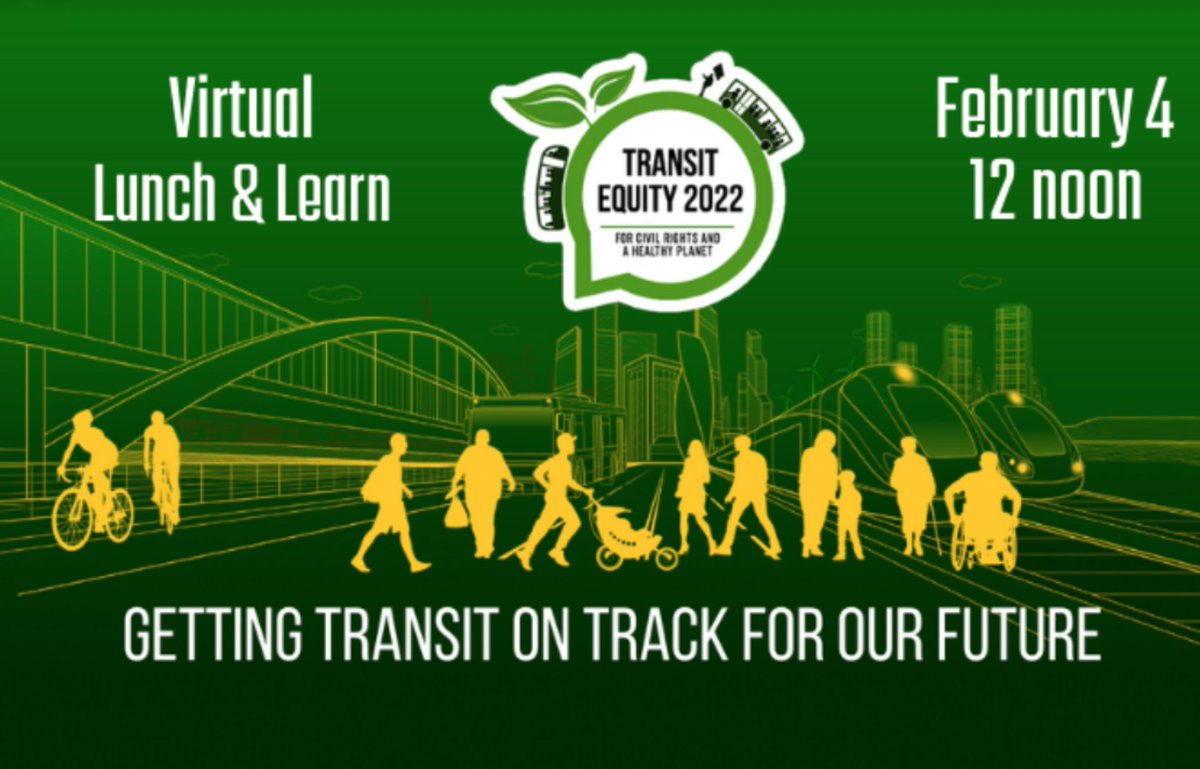 BikeFairfax's tweet photo. Celebrate Transit Equity Day on 4 Feb by joining noontime virtual panel discussion on challenges of and solutions for providing transit equity without displacing the communities most reliant on transit. Register here: https://t.co/e64ZFUMCKE https://t.co/VDzIeMk8KC